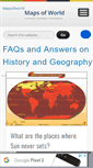 Mobile Screenshot of answers.mapsofworld.com