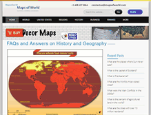 Tablet Screenshot of answers.mapsofworld.com