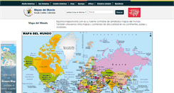 Desktop Screenshot of espanol.mapsofworld.com