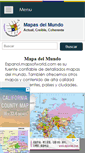 Mobile Screenshot of espanol.mapsofworld.com